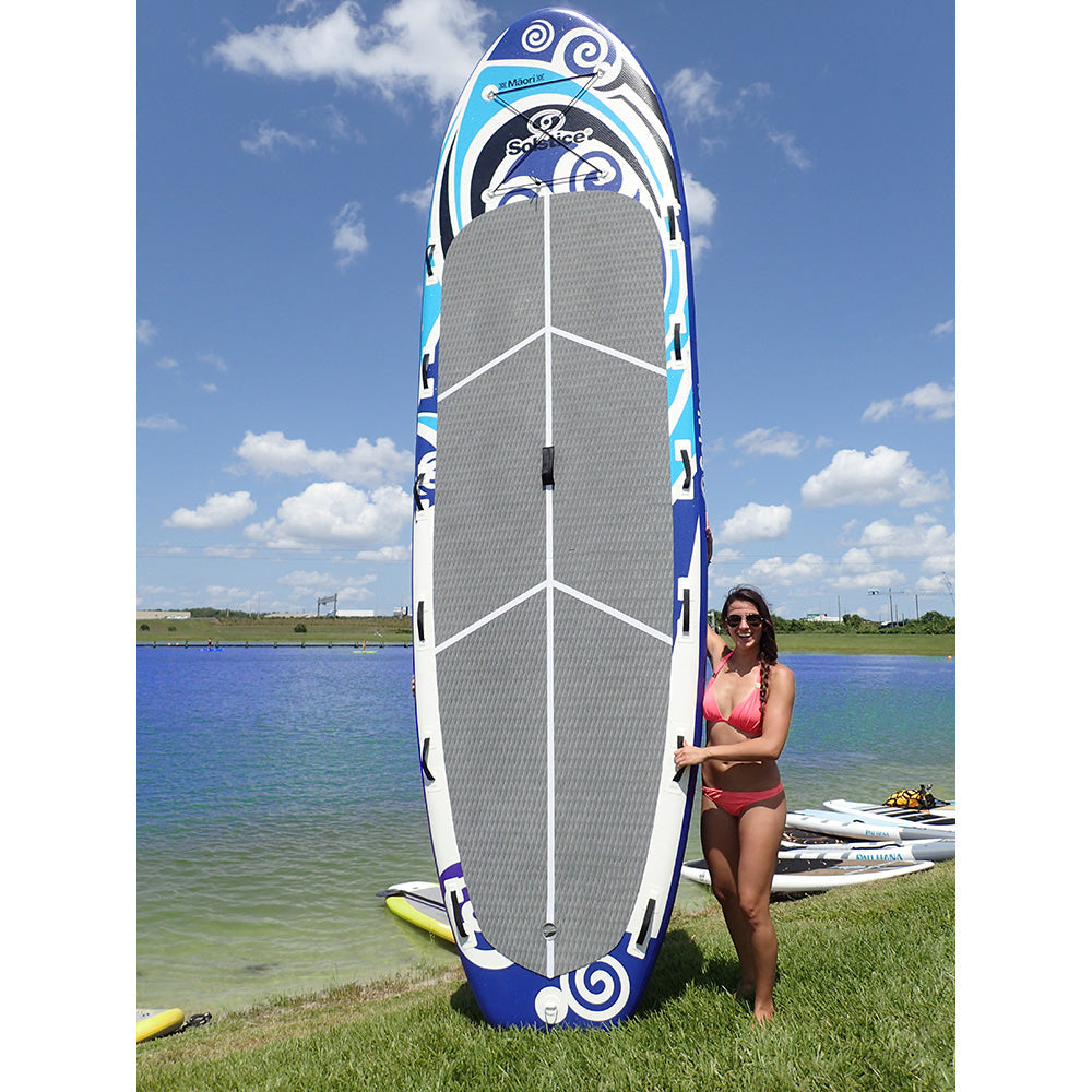 Solstice Watersports 16 Maori Giant Inflatable Stand-Up Paddleboard w/Leash  4 Paddles [35180] - Besafe1st®  