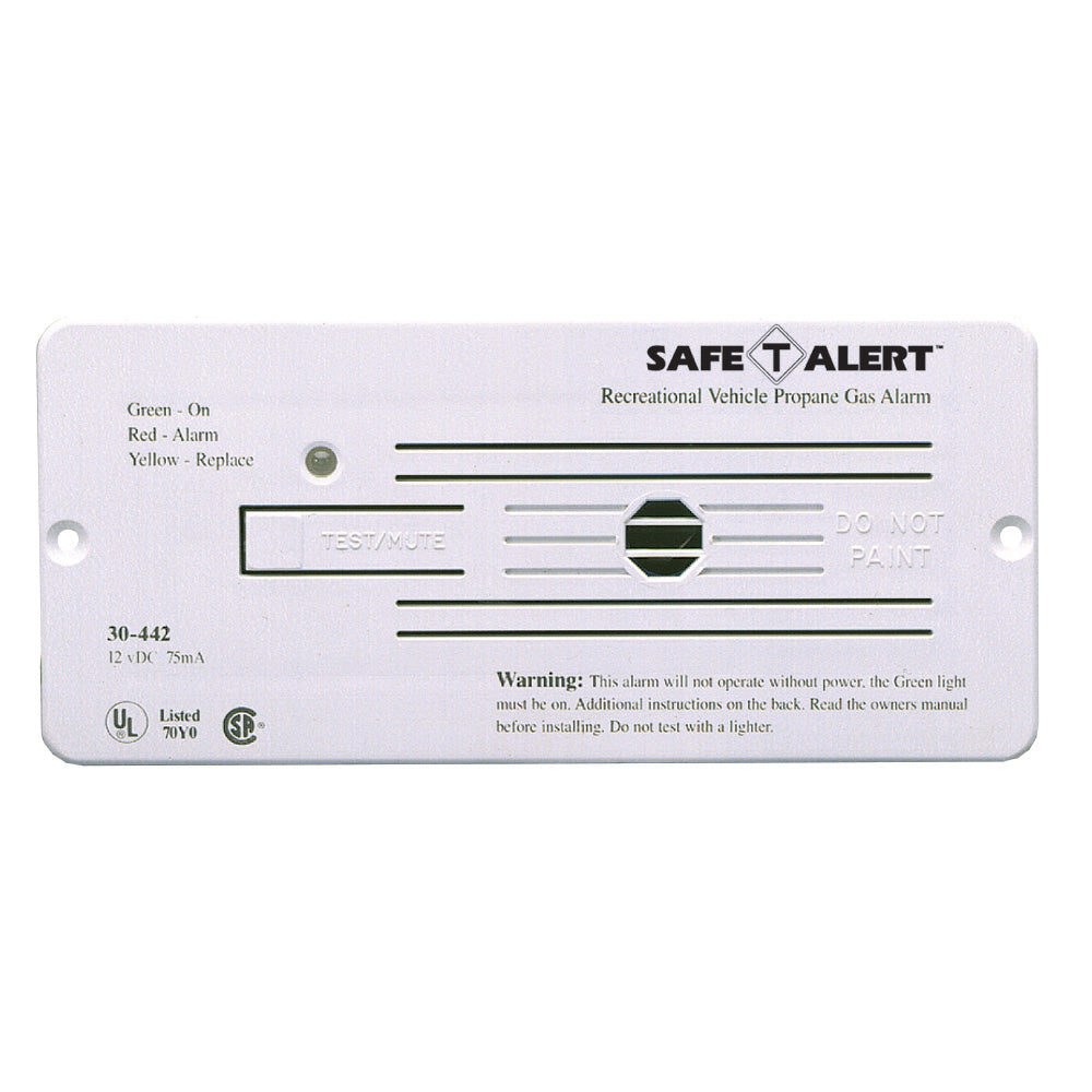 Safe-T-Alert 30 Series 12V RV Propane Alarm - White [30-442-P-WT] - Premium Fume Detectors  Shop now 