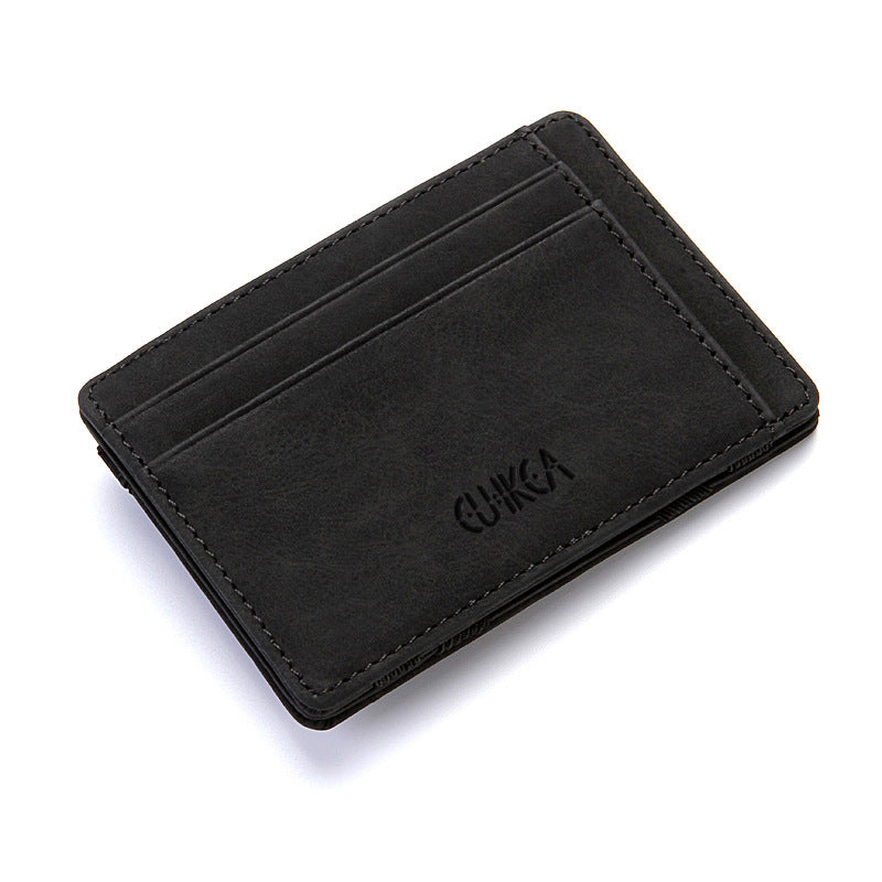 4 Card Slots Ultra-Thin Bi-Fold Magic Wallet Block RF with Zipper - Besafe1st®  