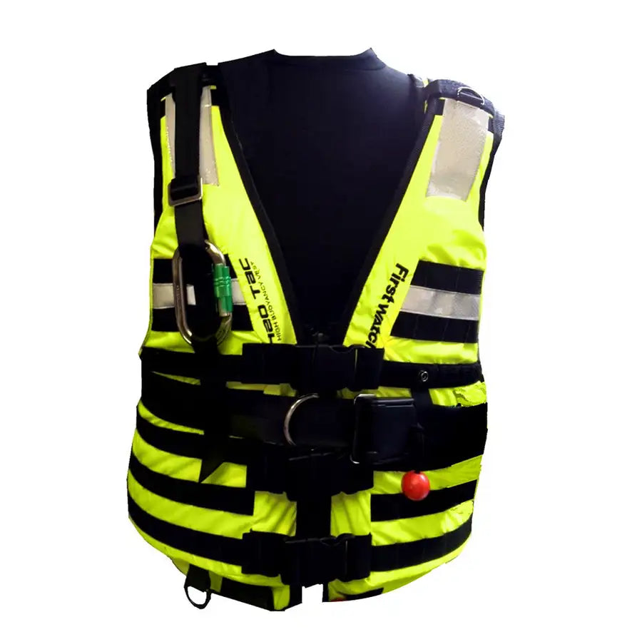 First Watch HBV-100 High Buoyancy Rescue Vest - Hi-Vis Yellow - Medium to XL [HBV-100-HV-M-XL] - Besafe1st® 