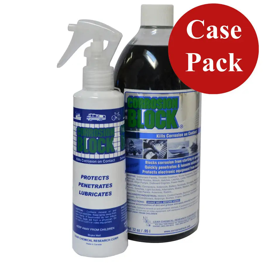 Corrosion Block 32oz Bottle with Pump - Non-Hazmat, Non-Flammable  Non-Toxic *Case of 4* [20032CASE] - Besafe1st®  
