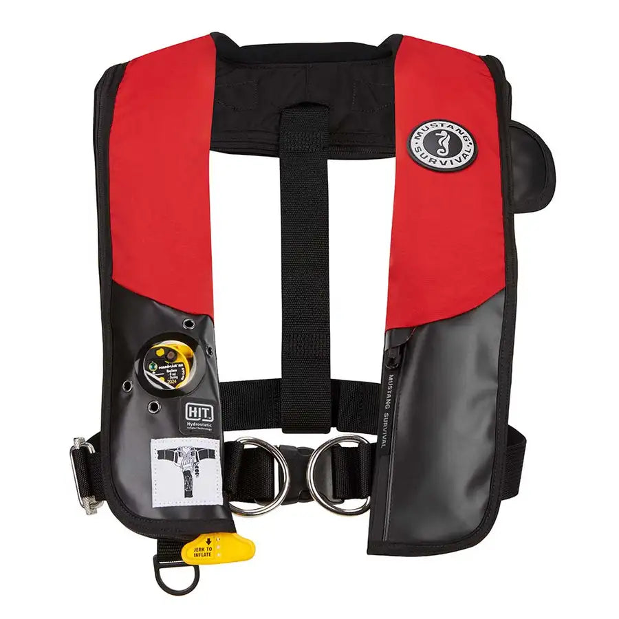 Mustang HIT Hydrostatic Inflatable PFD w/Sailing Harness - Red/Black - Automatic/Manual [MD318402-123-0-202] - Premium Personal Flotation Devices  Shop now 