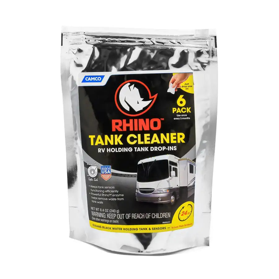 Camco Rhino Holding Tank Cleaner Drop-INs - 6-Pack [41560] - Premium Sanitation  Shop now 