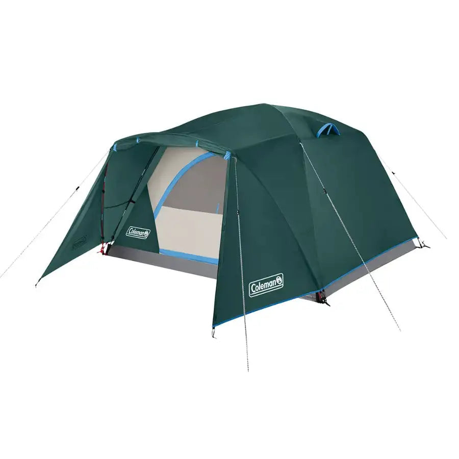 Coleman Skydome 4-Person Camping Tent w/Full-Fly Vestibule - Evergreen [2000037516] - Premium Tents  Shop now 