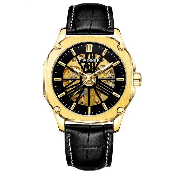 Waterproof Hollowed Out Automatic Mechanical Watch - Premium 0  Shop now 