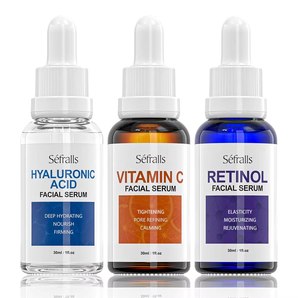 Sefralls Facial Serum Set Wholesale Hyaluronic Acid Retinol - Premium vitamins and supplements  Shop now 