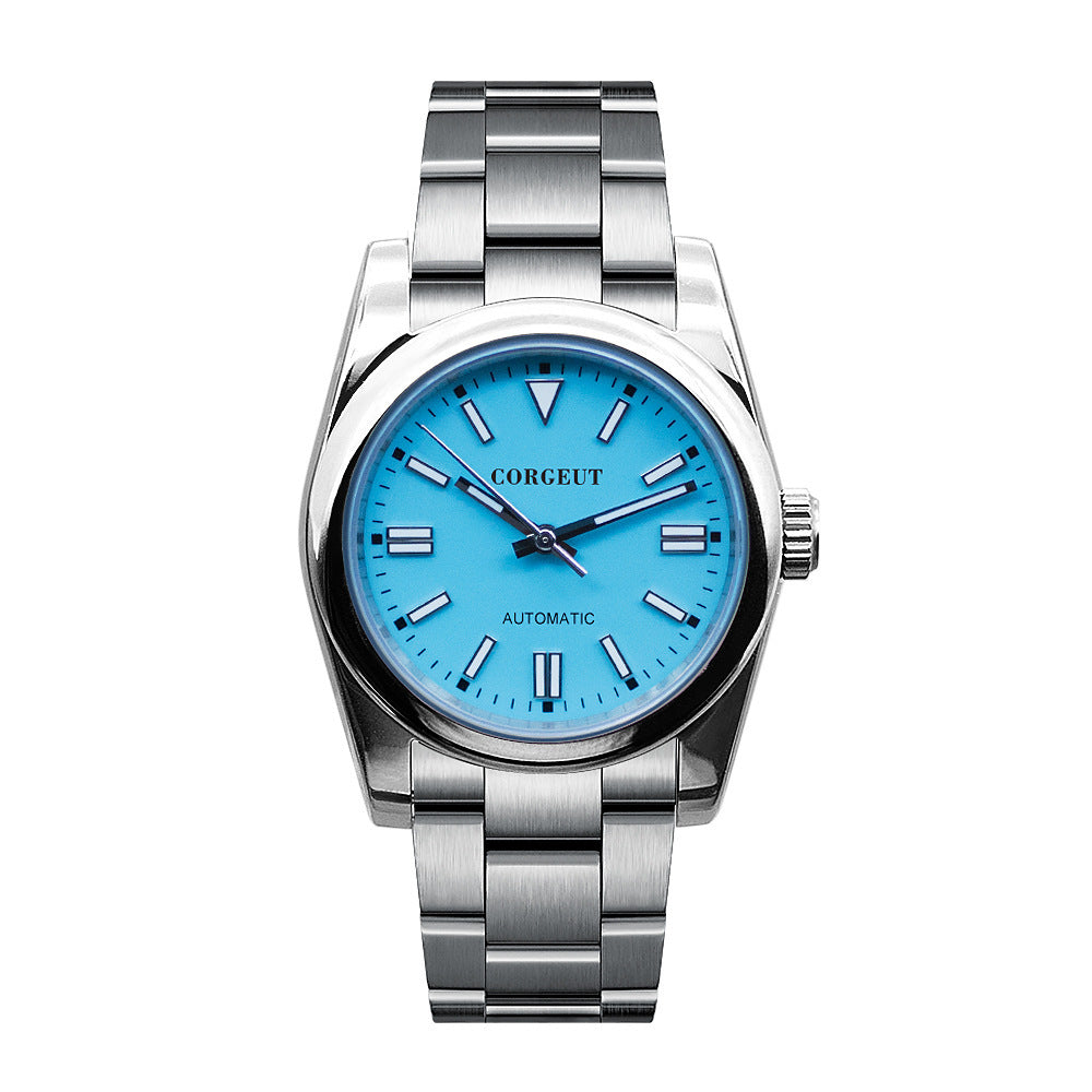 Men's Stainless Steel Luminous 5ATM Waterproof Automatic Mechanical Watch - Premium 0  Shop now 