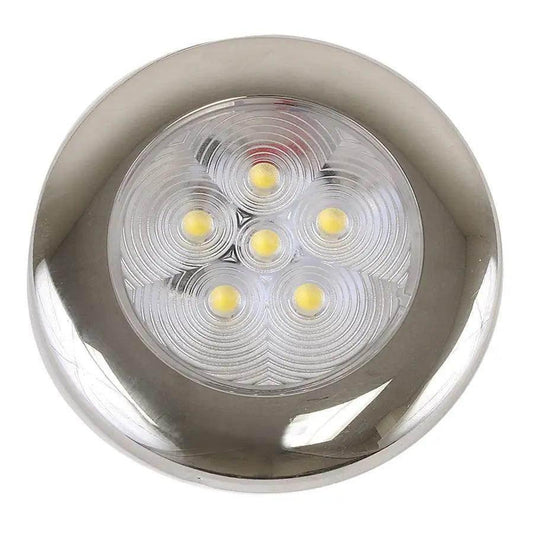 Scandvik B3 Downlight Surface Mount - Cool White - SS Trim - IP67 - 12/24V [41320P] Scandvik