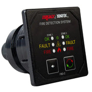 Fireboy-Xintex Two Zone Detection  Alarm Panel - 2-5/8" Display - 12/24V DC [FBD-2-R] Besafe1st™ | 