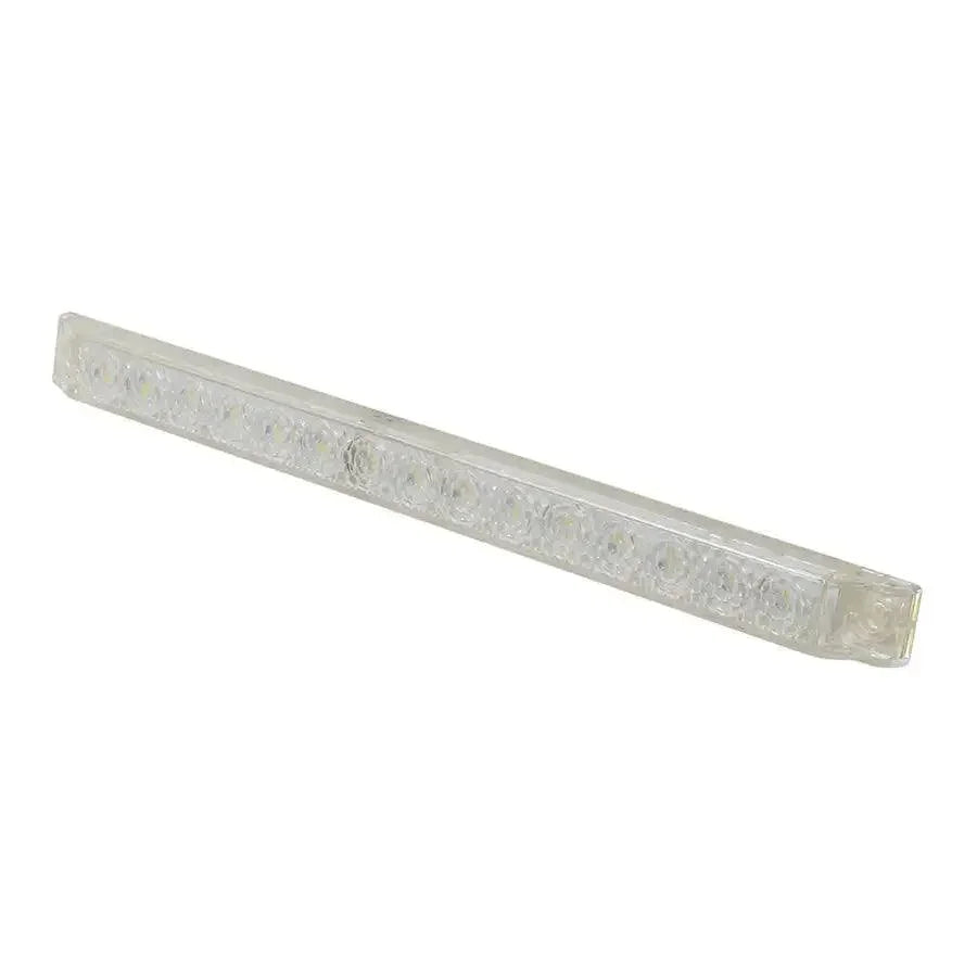 Scandvik 8" LED Light Strip - White w/Gasket - 12V [41644P] Scandvik