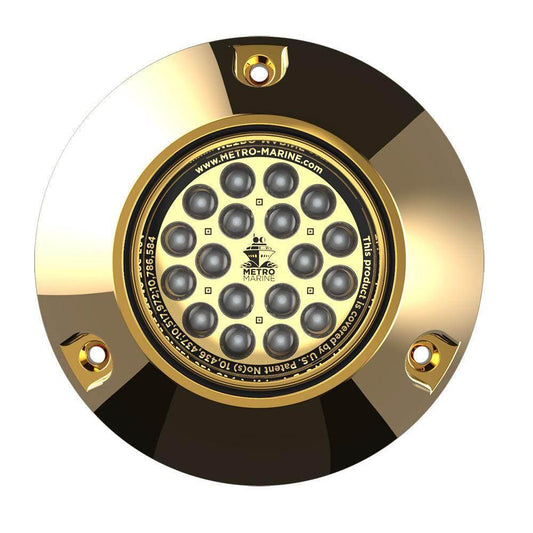 Metro Marine High-Output Submersible Underwater Light w/Intelligent Monochromatic LEDs - Blue, 90 Beam [F-BMR1-B3-90] Metro Marine