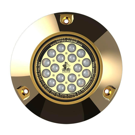Metro Marine High-Output Submersible Underwater Light w/Intelligent Monochromatic LEDs - Aqua, 45 Beam [F-BMR1-A3-45] Metro Marine