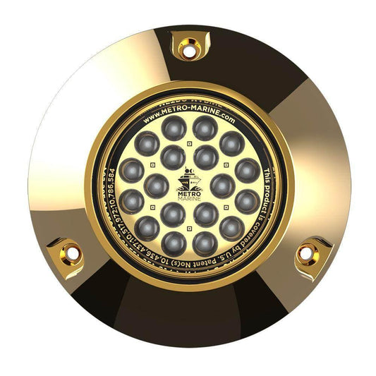 Metro Marine High-Output Submersible Underwater Light w/Intelligent Monochromatic LEDs - Aqua, 90 Beam [F-BMR1-A3-90] Metro Marine