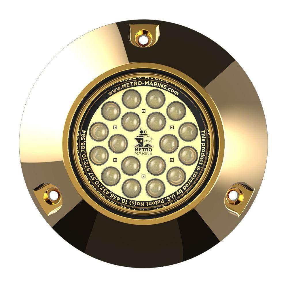 Metro Marine High-Output Submersible Underwater Light w/Intelligent Monochromatic LEDs - White, 45 Beam [F-BMR1-W3-45] Metro Marine