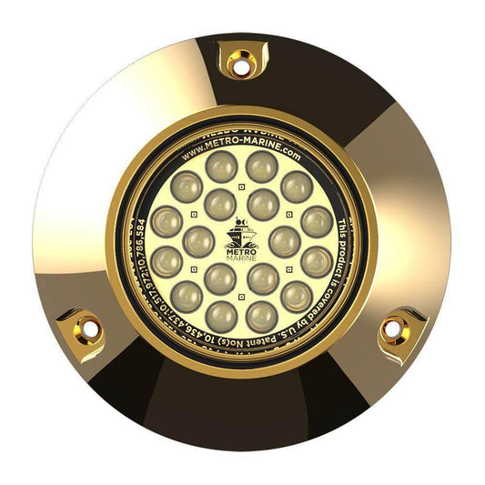 Metro Marine High-Output Submersible Underwater Light w/Intelligent Monochromatic LEDs - White, 45 Beam [F-BMR1-W3-45] Metro Marine