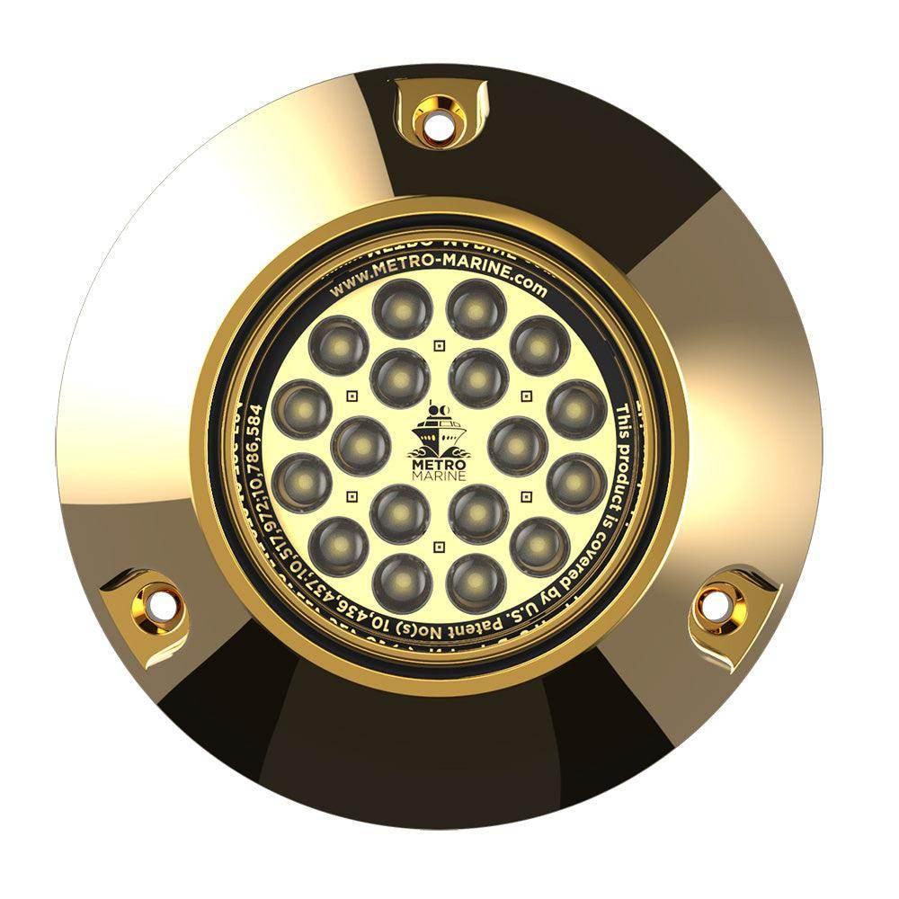 Metro Marine High-Output Submersible Underwater Light w/Intelligent Monochromatic LEDs - White, 90 Beam  [F-BMR1-W3-90] Metro Marine
