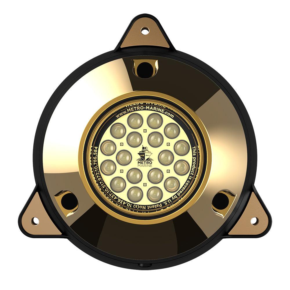 Metro Marine High-Output Surface Mount Underwater Light w/Intelligent Monochromatic LEDs - White, 45 Beam [F-SMR1-W3-45] - Besafe1st