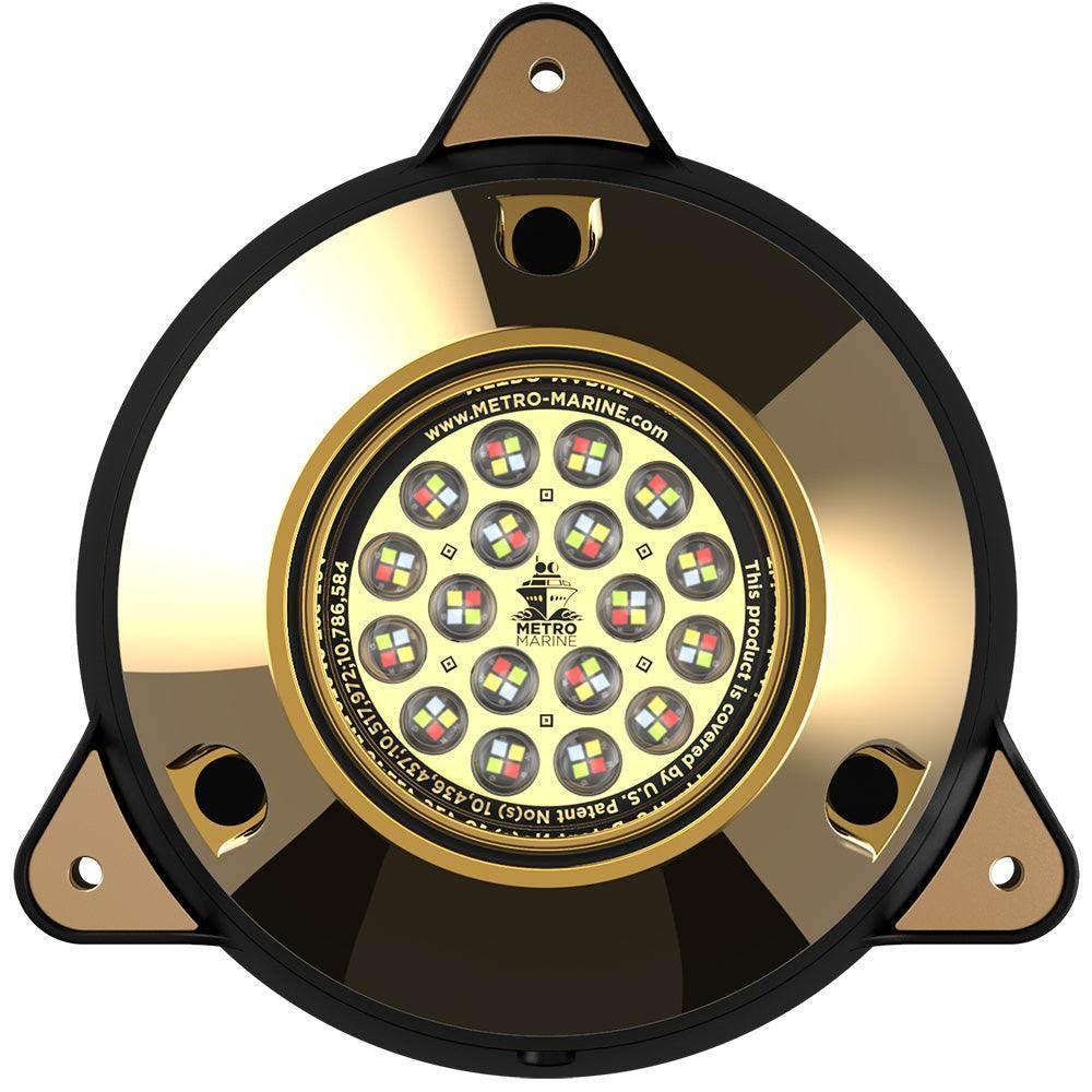 Metro Marine High-Output Surface Mount Underwater Light w/Intelligent Full Spectrum LEDs - RGBW, 90 Beam [F-SMR1-FS-90] Metro Marine