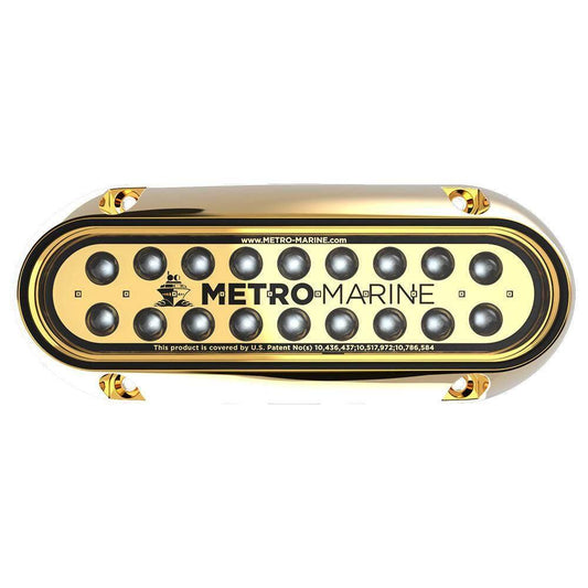 Metro Marine High-Output Elongated Underwater Light w/Intelligent Monochromatic LEDs - Blue, 45 Beam [F-BME1-H-B3-45] Metro Marine