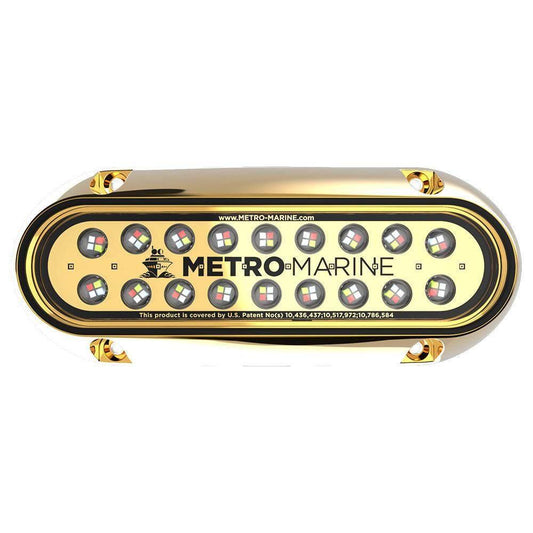 Metro Marine High-Output Elongated Underwater Light w/Intelligent Full Spectrum LEDs - RGBW, 90 Beam [F-BME1-H-FS-90] Metro Marine