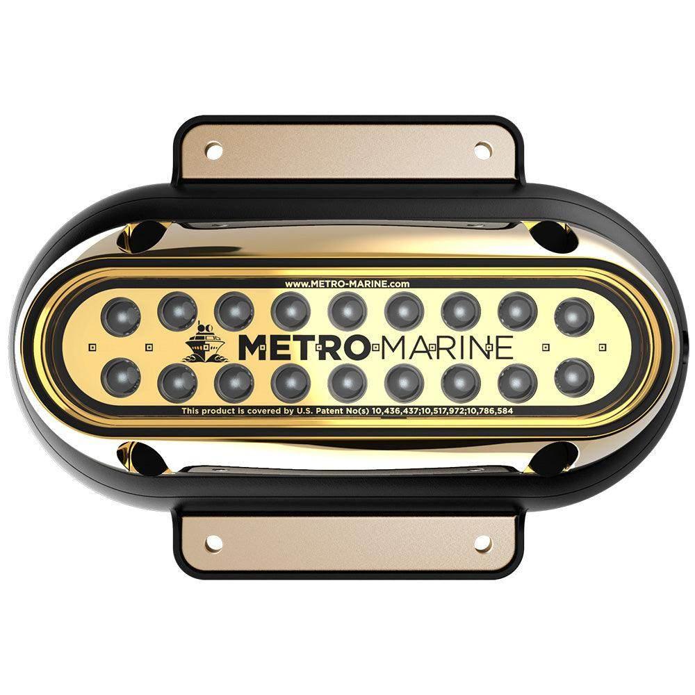 Metro Marine High-Output Elongated Surface Mount Light w/Intelligent Monochromatic LEDs - Green, 45 Beam [F-SME1-H-G3-45] Metro Marine