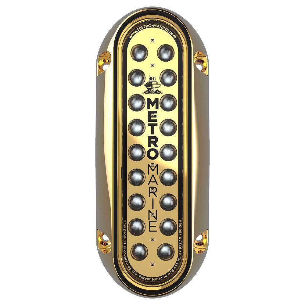 Metro Marine High-Output Elongated Vertical Mount Light w/Intelligent Monochromatic LEDs - Green, 45 Beam [F-BME1-V-G3-45] Metro Marine