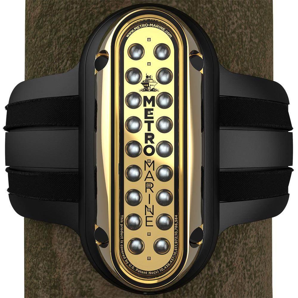 Metro Marine High-Output Vertical Piling Mount Light w/Intelligent Monochromatic LEDs - Green, 90 Beam [F-PME1-V-G3-90] Metro Marine