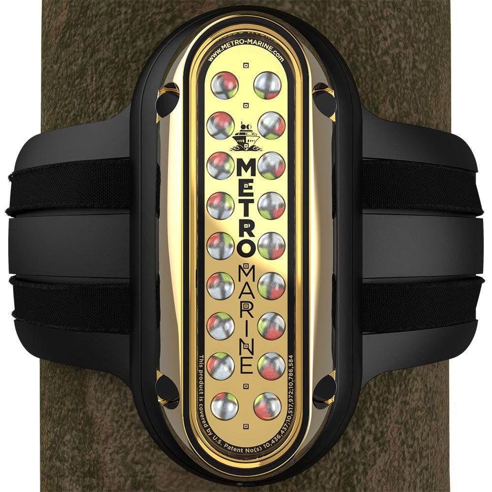 Metro Marine High-Output Vertical Piling Mount Light w/Intelligent Full Spectrum LEDs - RGBW, 45 Beam [F-PME1-V-FS-45] - Besafe1st