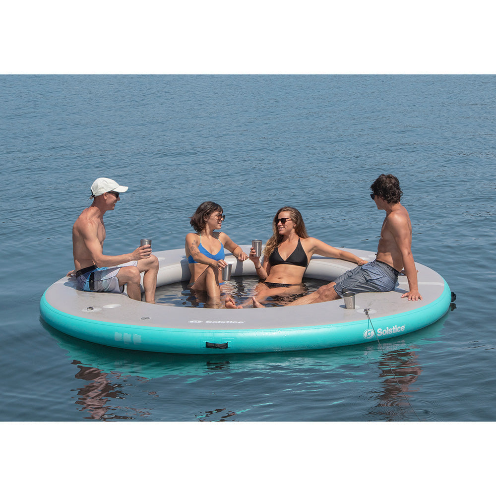 Solstice Watersports 10 Circular Mesh Dock [38100] - Premium Inflatable Docks & Mats  Shop now 
