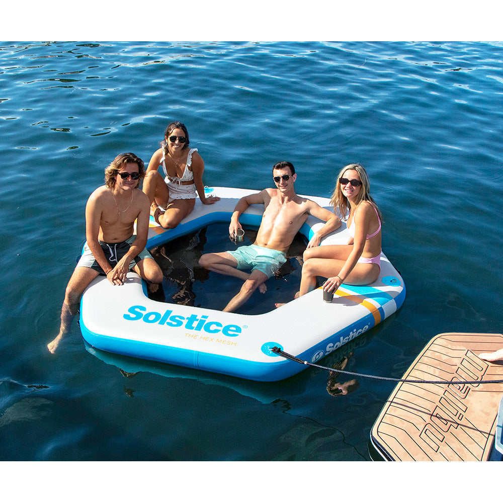 Solstice Watersports 86" Hex Mesh Dock [38150] - Premium Inflatable Docks & Mats  Shop now 
