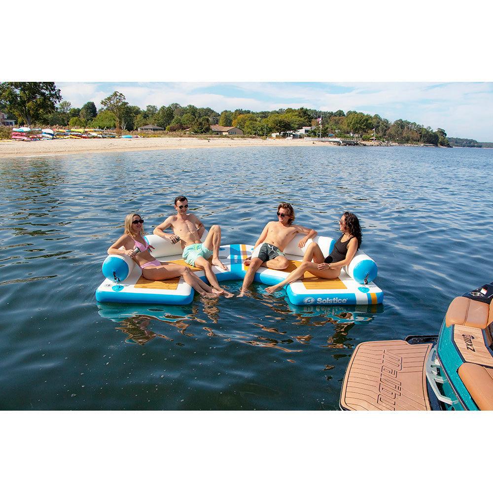 Solstice Watersports 11 C-Dock w/Removable Back Rests [38175] - Premium Inflatable Docks & Mats  Shop now 