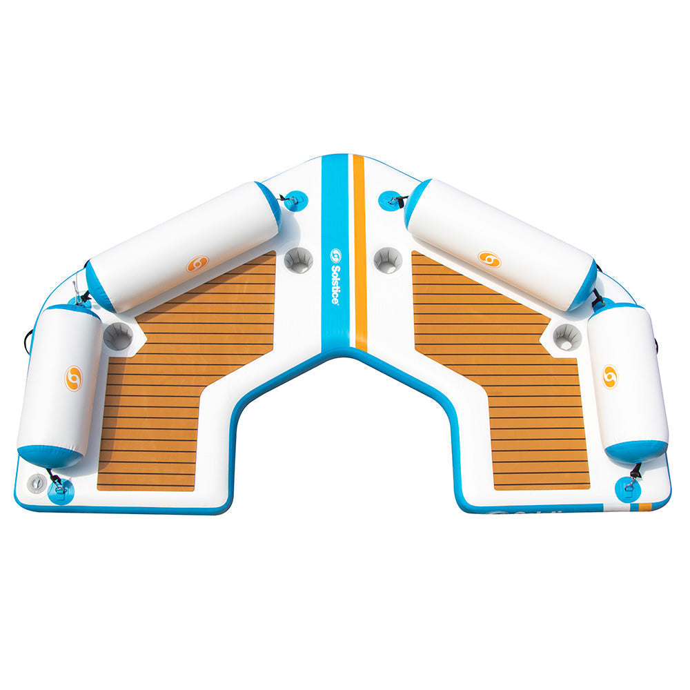 Solstice Watersports 11 C-Dock w/Removable Back Rests [38175] - Premium Inflatable Docks & Mats  Shop now 