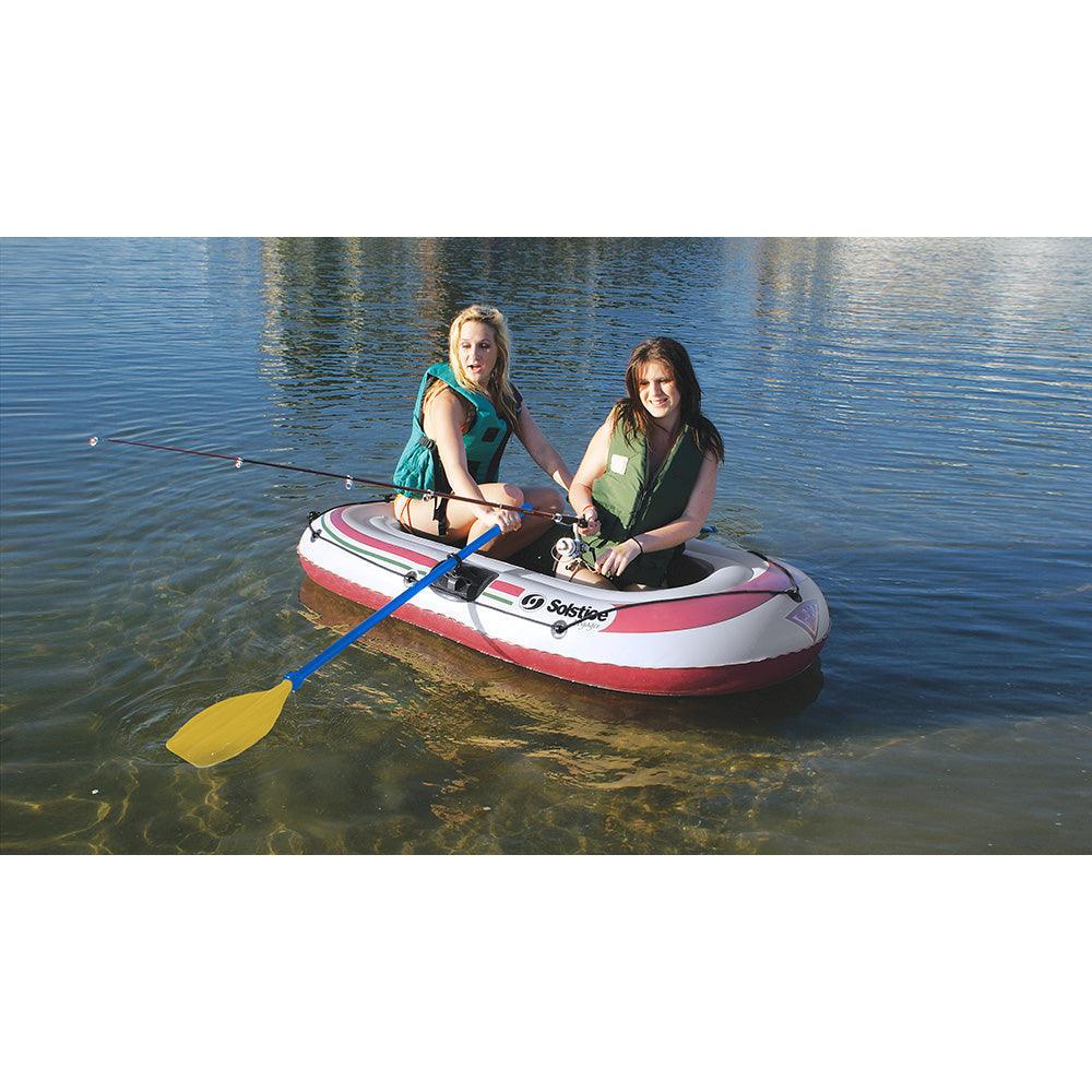 Solstice Watersports Voyager 2-Person Inflatable Boat Kit w/Oars Pump [30201] - Besafe1st® 