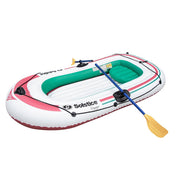 Solstice Watersports Voyager 3-Person Inflatable Boat Kit w/Oars Pump [30301] - Besafe1st® 