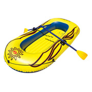 Solstice Watersports Sunskiff 2-Person Inflatable Boat Kit w/Oars Pump [29251] - Besafe1st® 