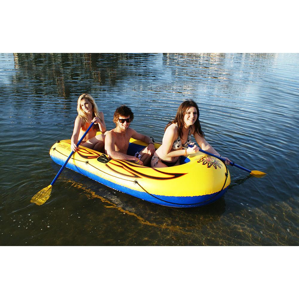 Solstice Watersports Sunskiff 3-Person Inflatable Boat [29350] - Besafe1st® 