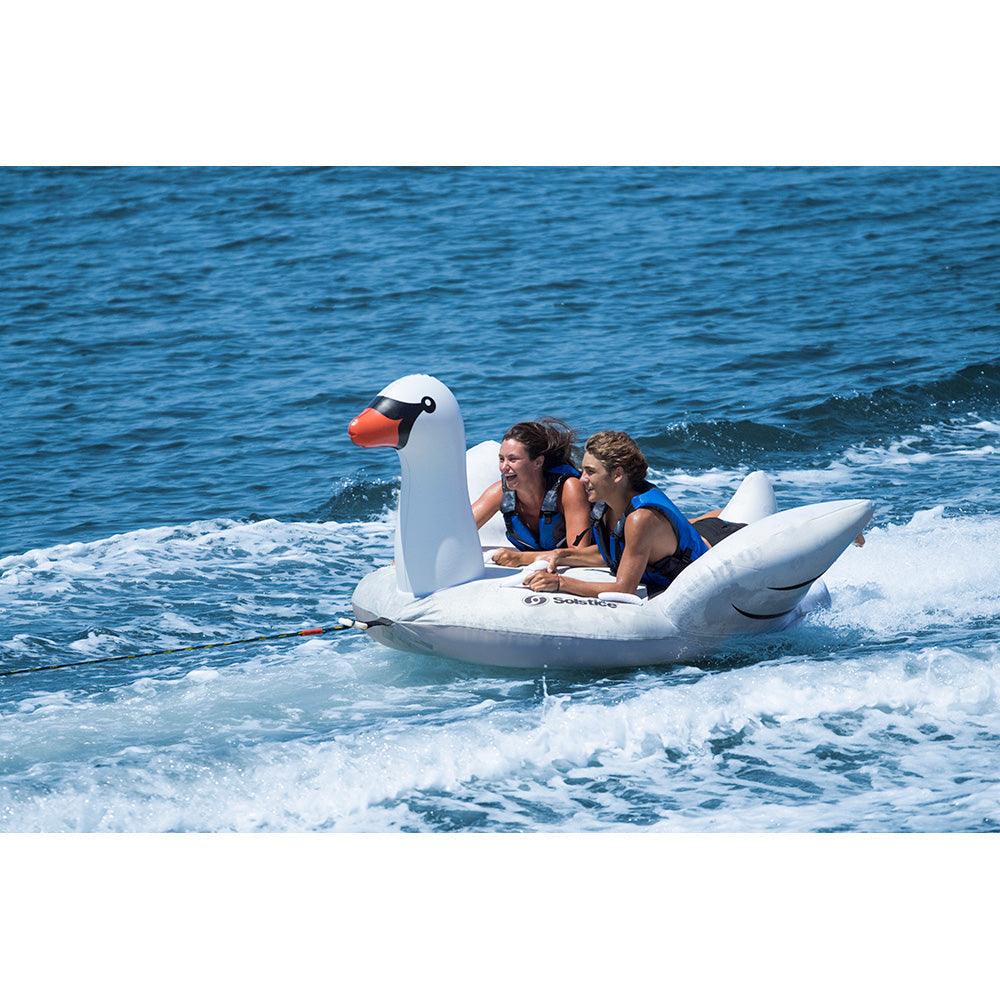 Solstice Watersports 1-2 Rider Lay-On Swan Towable [22301] - Besafe1st® 