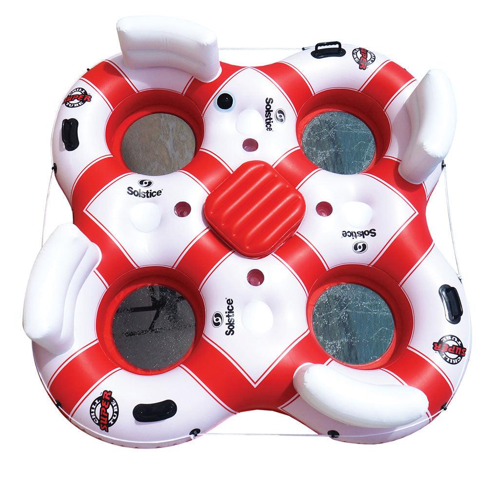 Solstice Watersports Super Chill 4-Person River Tube w/Cooler [17004] - Besafe1st® 