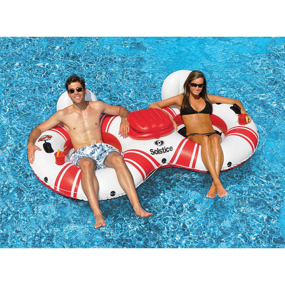 Solstice Watersports Super Chill 2-Person River Tube w/Cooler [17002] - Besafe1st® 