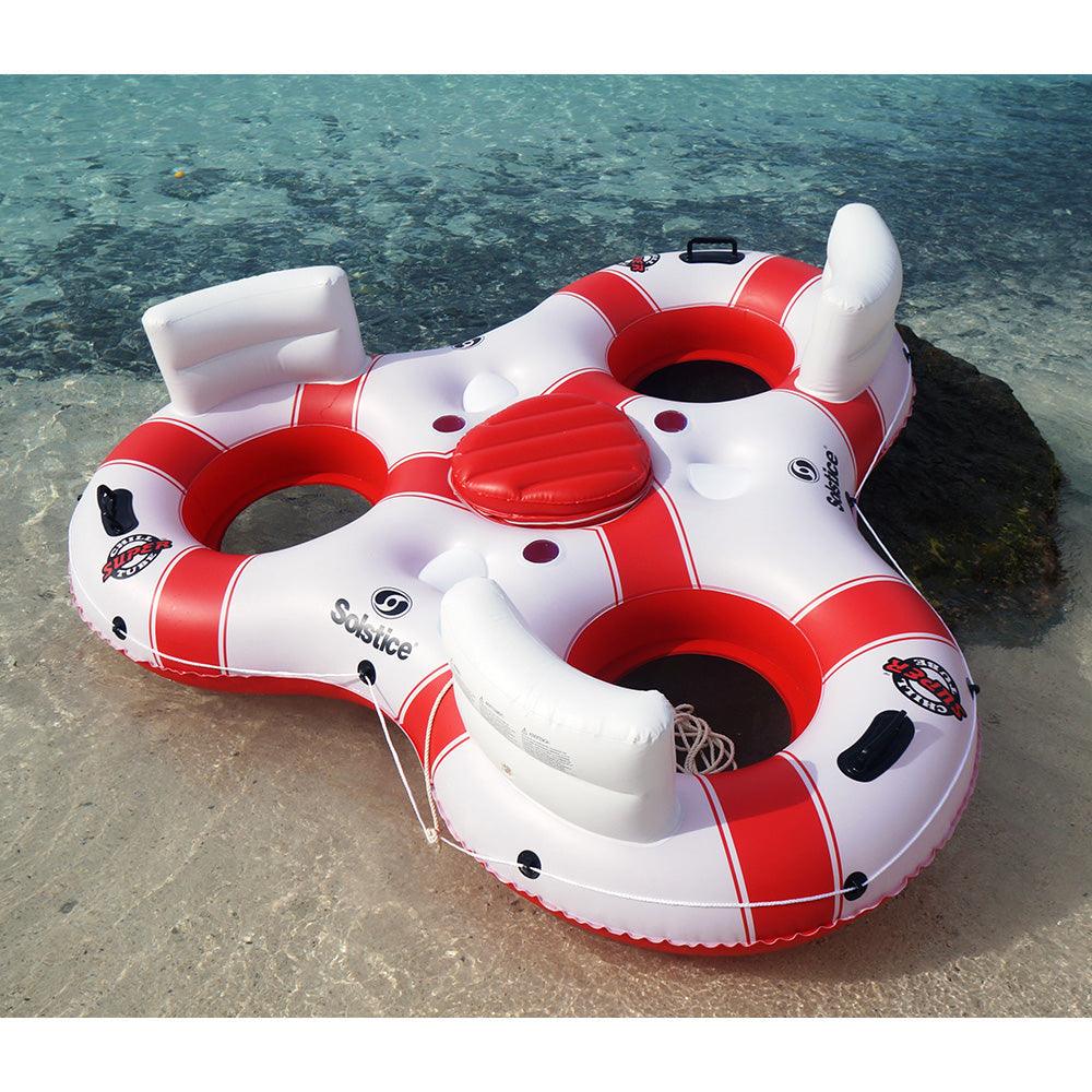 Solstice Watersports Super Chill 3-Person River Tube w/Cooler [17003] - Besafe1st® 