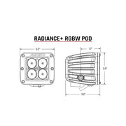 RIGID Industries Radiance + Pod - RGBW - Pair [202053] - Premium Pods & Cubes  Shop now 