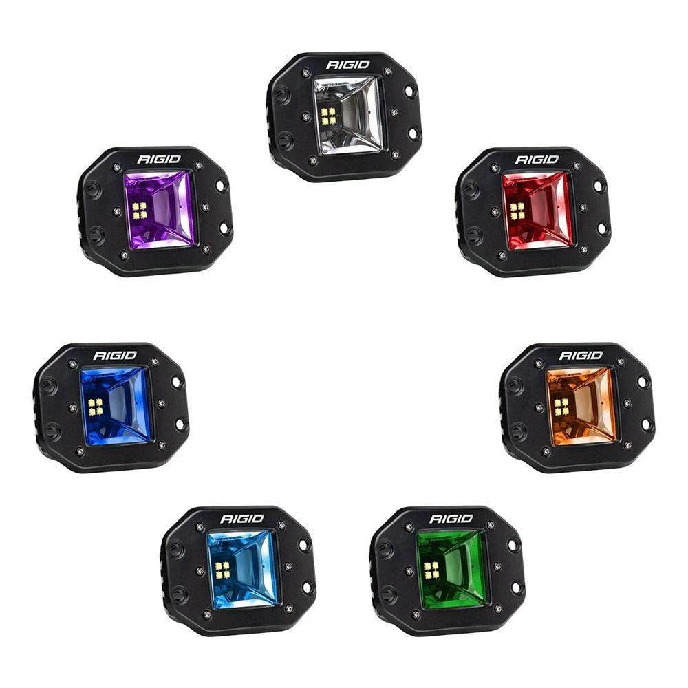 RIGID Industries Radiance Scene - RGBW - Flush Mount - Pair [682153] RIGID Industries