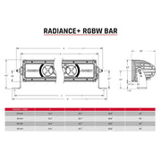 RIGID Industries Radiance + 20" Light Bar - RGBW [220053] - Premium Light Bars  Shop now 