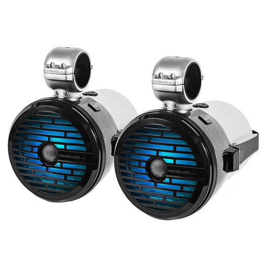 Roswell R1 8 Tower Speakers - Black - 100W RMS 200W Peak Power [C920-1711] - Besafe1st