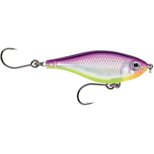 Rapala X-Rap Twitchin Mullet 3-1/8" Purple Chartreuse [SXRTM08PRCH] Rapala