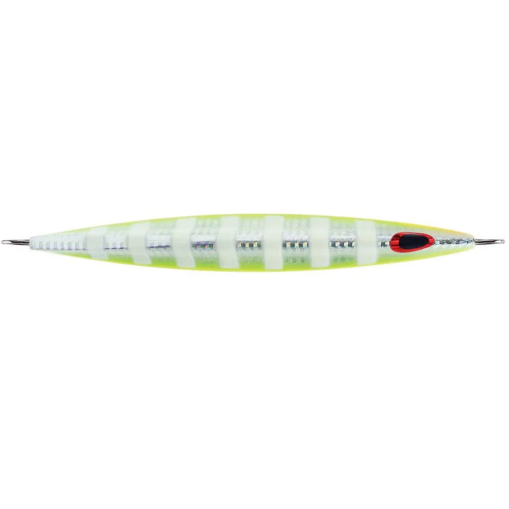 Williamson Kensaki 280 Jig - 7.25" - 9-7/8oz - UV Chartreuse Glow Zebra [KSJ280UVCGZ] Williamson
