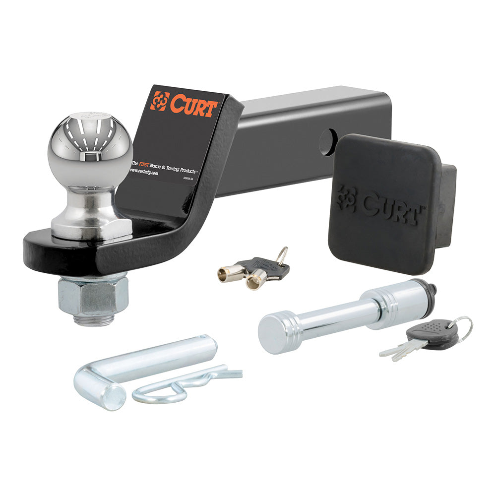 CURT Towing Starter Kit w/2" Ball - 2" Shank - 7,500 lbs - 2" Drop [45534] - Premium Accessories Besafe1st Shop now 