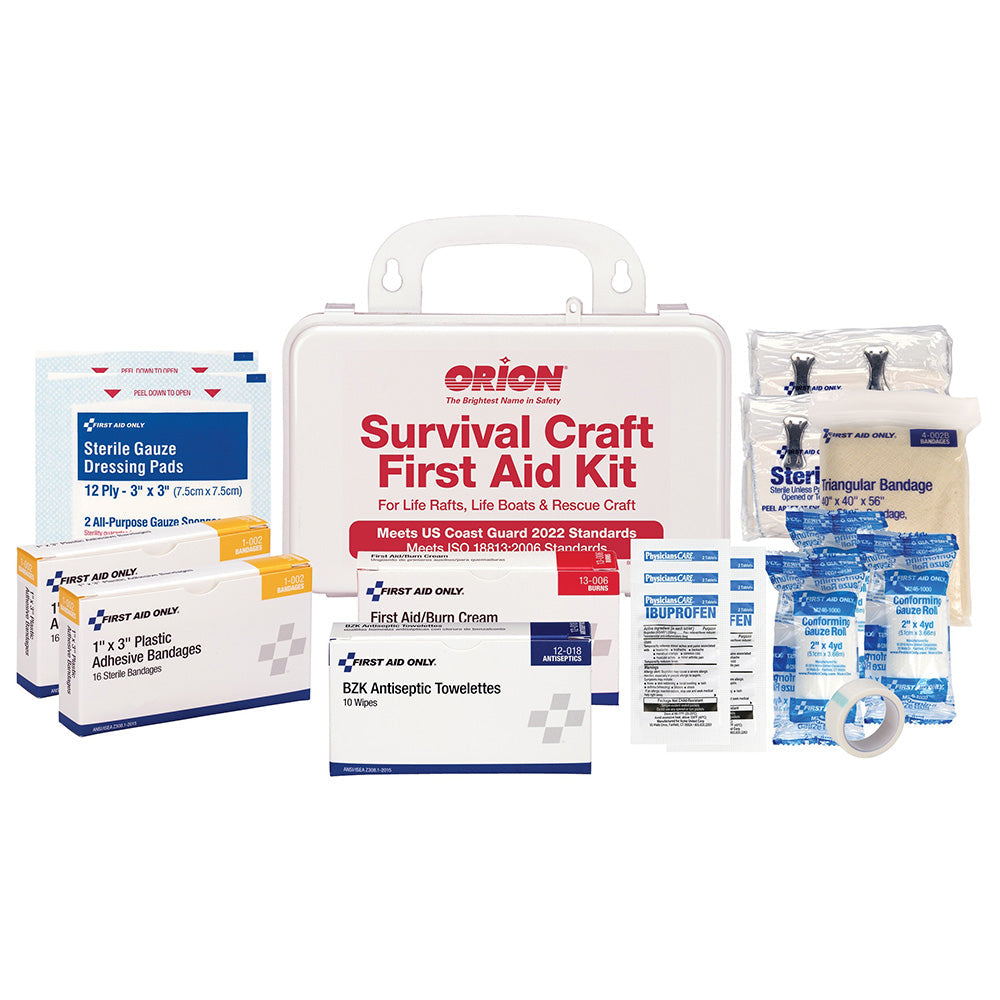 Orion Survival Craft First Aid Kit - Hard Plastic Case [816] - Besafe1st®  
