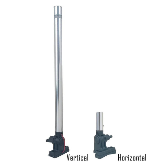 Perko 24" Folding Mount Pole Light - White All Round Light [1670DP2ALU] Perko