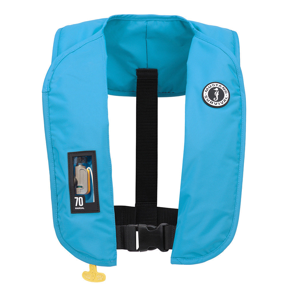 Mustang MIT 70 Manual Inflatable PFD - Azure (Blue) [MD4041-268-0-202] - Besafe1st® 